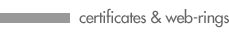 certificates & web-rings